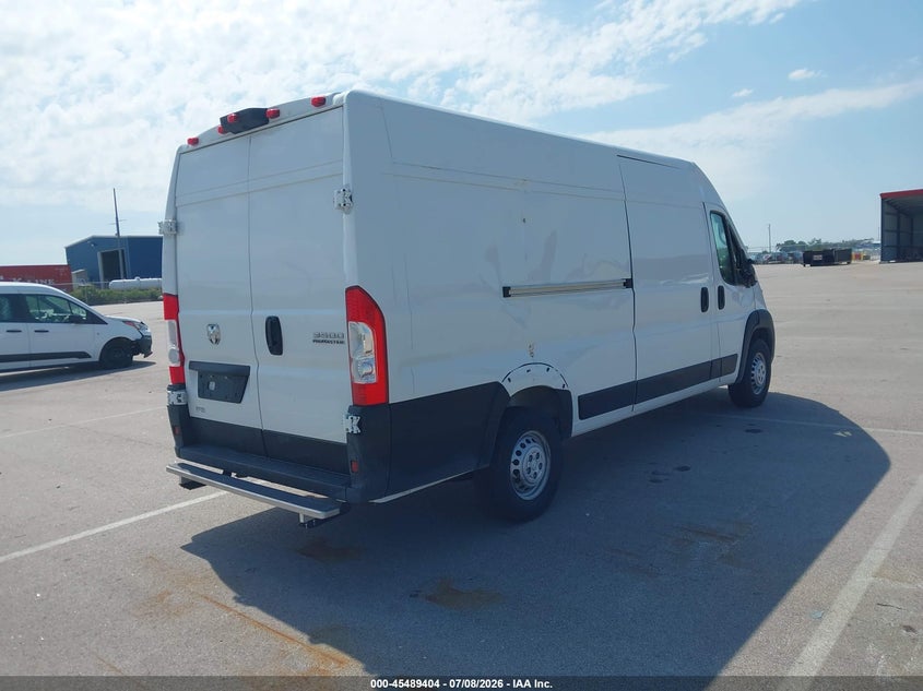 Vin: 3c6mrvjg9se530419, lot: 45987601, ram promaster 3500 cargo van tradesman high roof 159 wb ext 20254