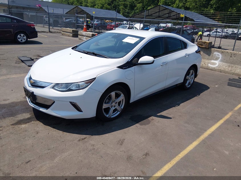 Vin: 1g1rc6s57ju148045, lot: 45987675, chevrolet volt lt 20182