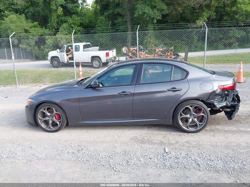 2019 Alfa Romeo Giulia Ti Sport Rwd VIN: ZARFAMBN4K7606148 Lot: 45489506