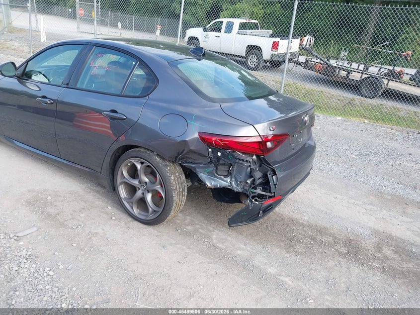 2019 Alfa Romeo Giulia Ti Sport Rwd VIN: ZARFAMBN4K7606148 Lot: 45489506