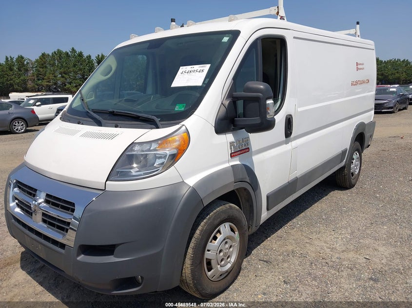 Vin: 3c6trvag7je118669, lot: 45987745, ram promaster 1500 low roof 136 wb 20182