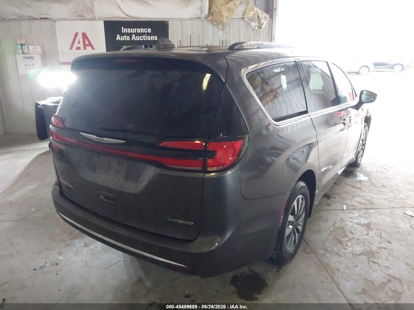 Vin: 2c4rc1l72mr529703, lot: 45987886, chrysler pacifica hybrid touring l 20214
