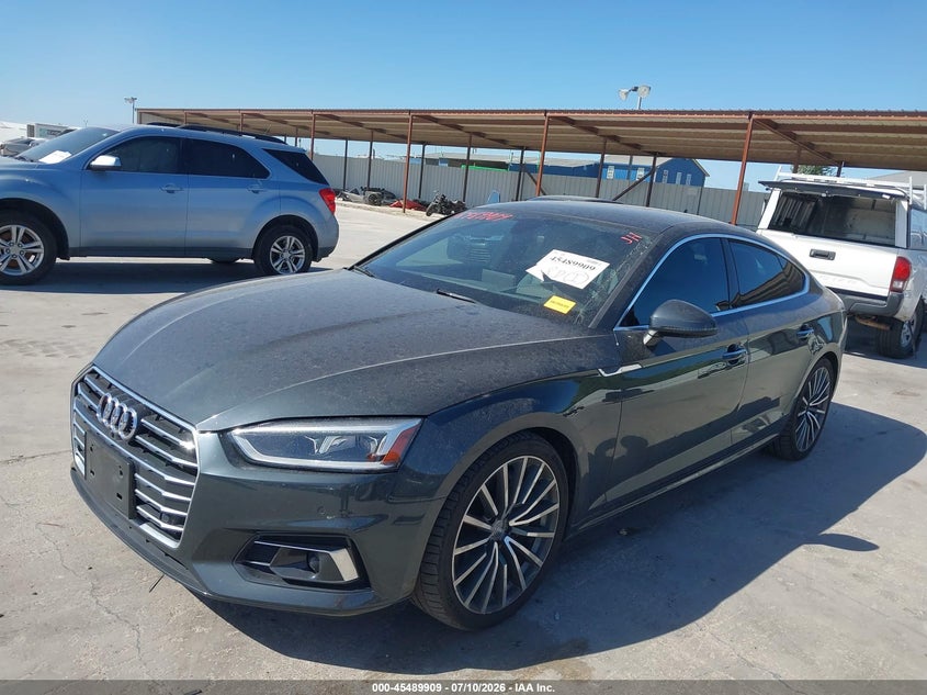Vin: waucncf53ja018441, lot: 45988106, audi a5 2.0t premium 20182