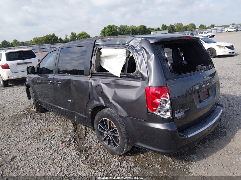 Vin: 2c4rdgeg7jr336813, lot: 45988131, dodge grand caravan gt 20183