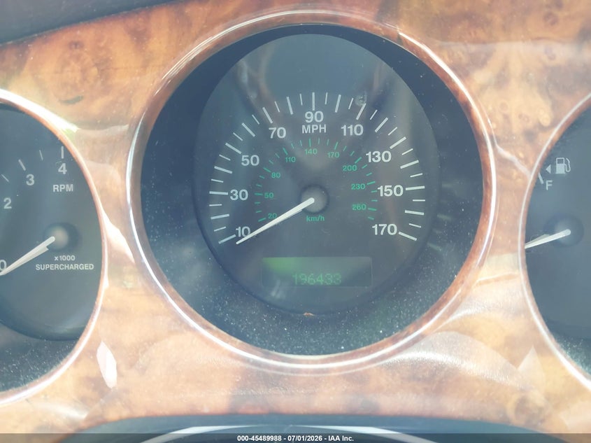 2000 Jaguar Xk8 Supercharged VIN: SAJJA42B4YPA05782 Lot: 45489988