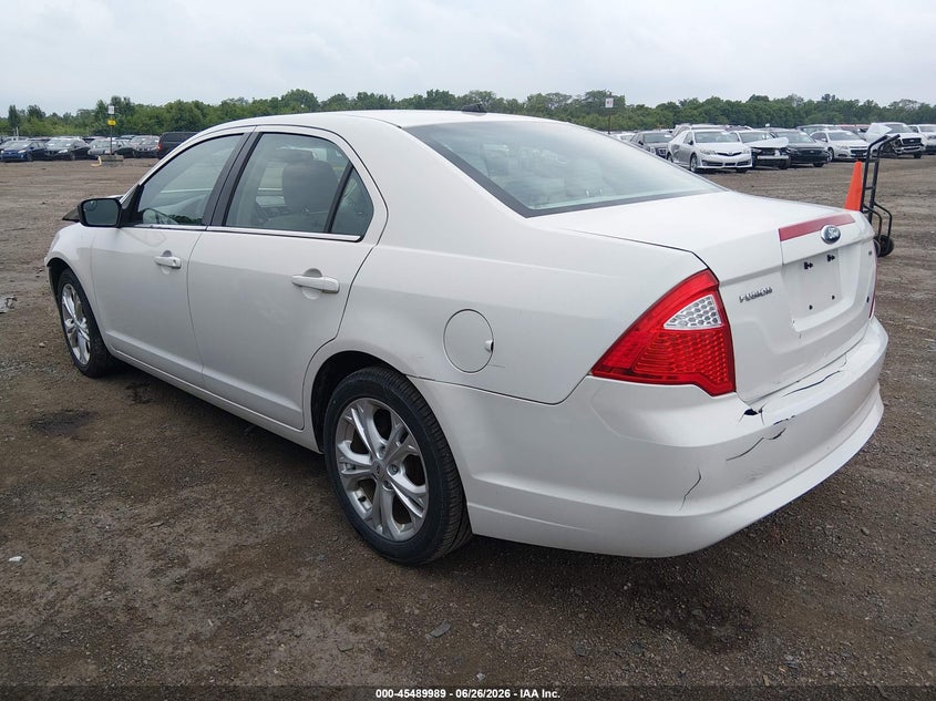 Vin: 3fahp0ha8cr440473, lot: 45988186, ford fusion se 20123
