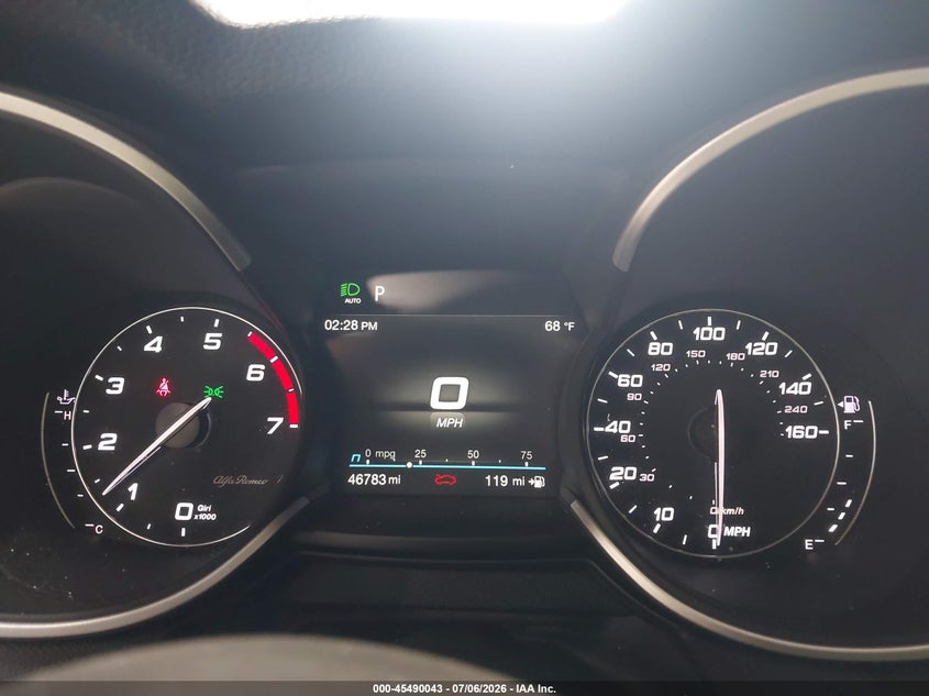 2020 Alfa Romeo Stelvio Ti Sport Awd VIN: ZASPAKBN0L7C73734 Lot: 45490043