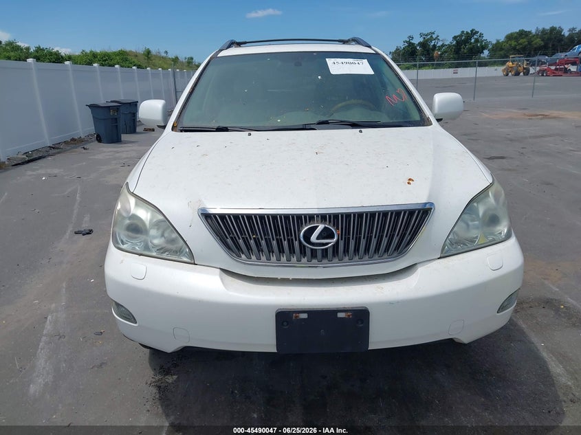 2007 LEXUS RX SPORT UTILITY VEHICLE 3.5L V-6 DOHC, VVT, 270HP