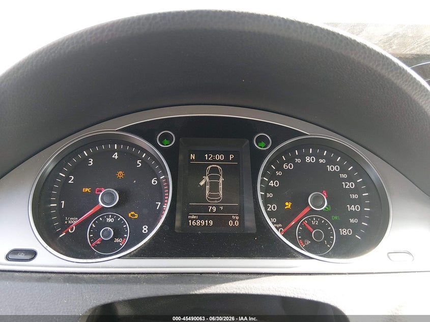 2012 Volkswagen Cc R-Line VIN: WVWMN7AN5CE511216 Lot: 45490063