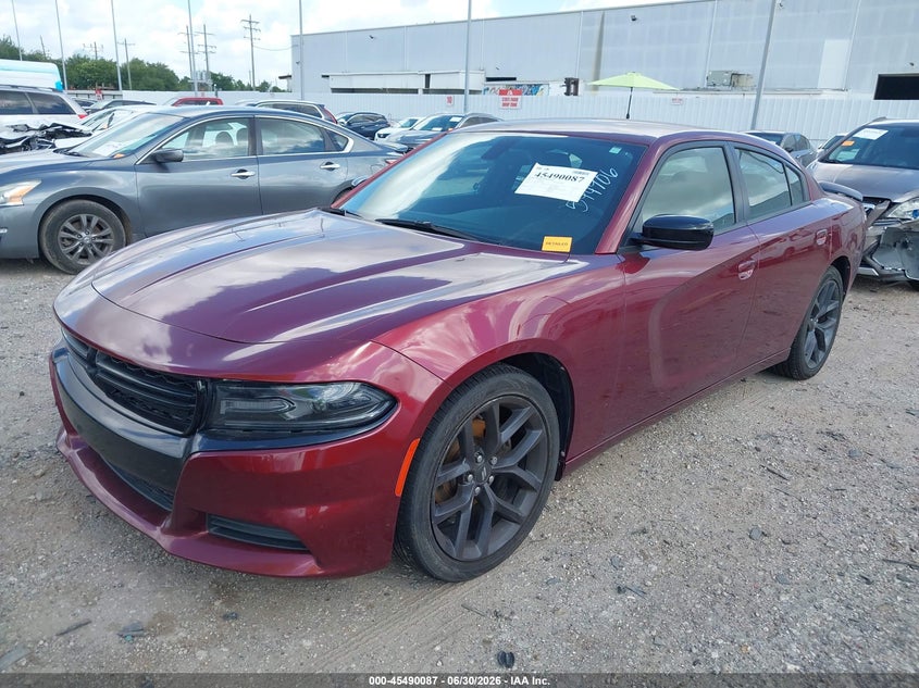 2021 Dodge Charger, Flood, IAAI, VIN 2C3CDXBG1MH544906 — photo 2