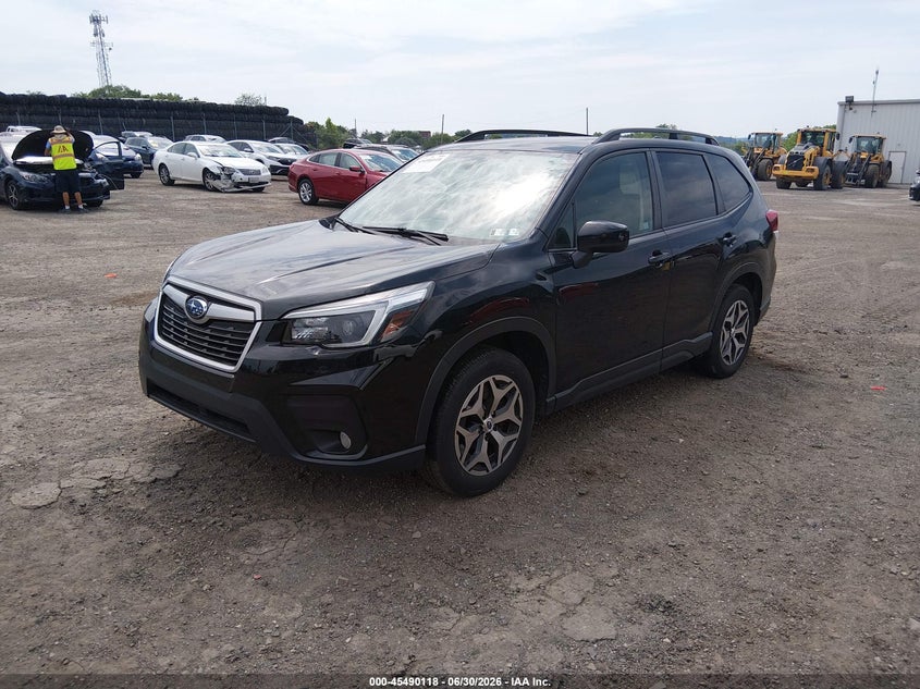 2021 Subaru Forester, Левый зад, IAAI, VIN JF2SKAFC1MH484070 — фото 2