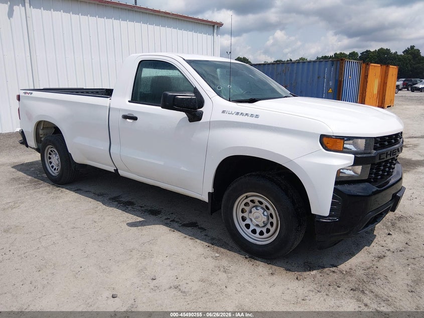 Vin: 3gcnyaeh1mg344151, lot: 45988452, chevrolet silverado 1500 4wd  long bed wt 2021 img_1