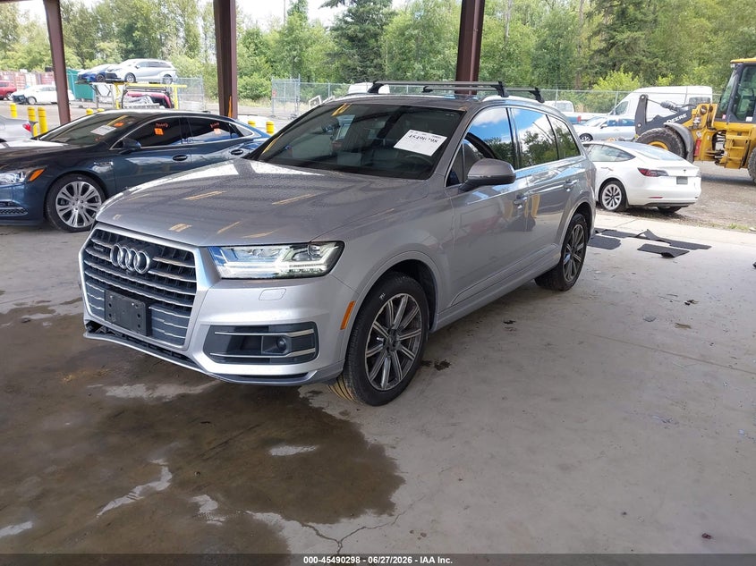 Vin: wa1vaaf77jd048239, lot: 45988495, audi q7 3.0t premium 20182