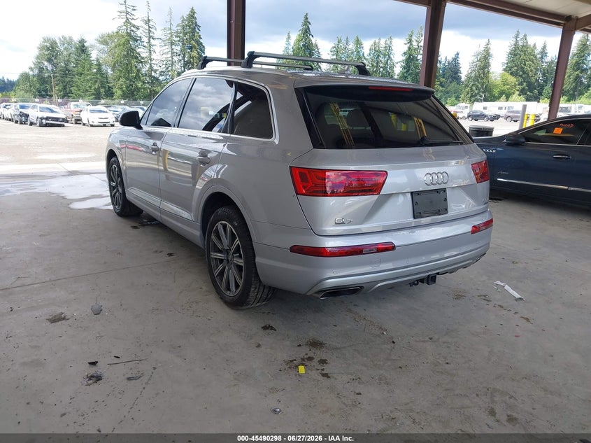 Vin: wa1vaaf77jd048239, lot: 45988495, audi q7 3.0t premium 20183