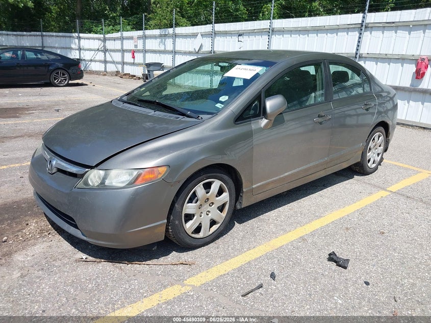 2008 Honda Civic Lx 1HGFA16598L090101 photo 1