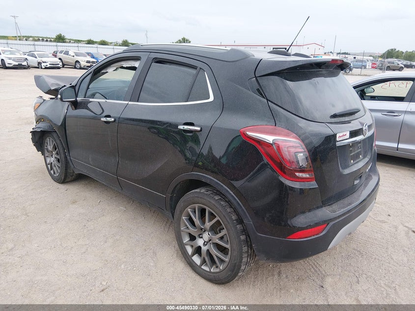 Vin: kl4cj1sb9kb916370, lot: 45988527, buick encore fwd sport touring 20193