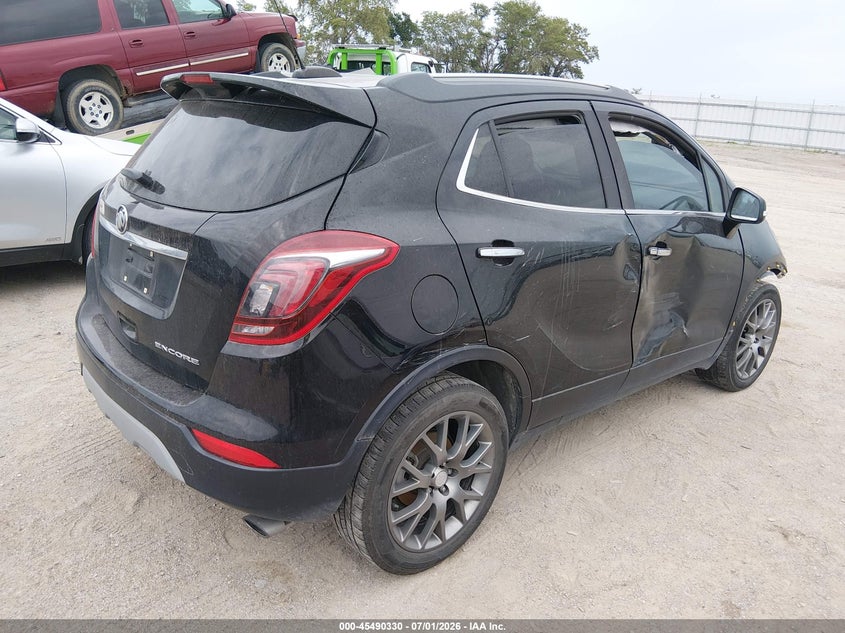 Vin: kl4cj1sb9kb916370, lot: 45988527, buick encore fwd sport touring 20194