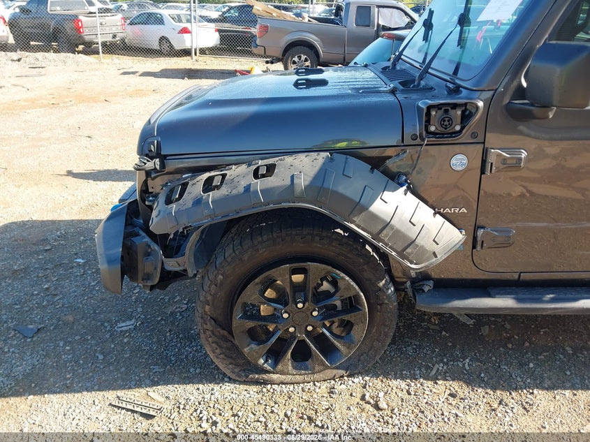 2022 Jeep Wrangler 4Xe Unlimited Sahara 4X4 VIN: 1C4JJXP69NW137611 Lot: 45490333