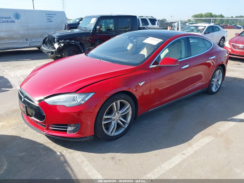 2014 Tesla Model S 5YJSA1S1XEFP56283 photo 1