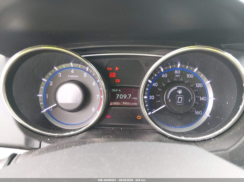 2012 HYUNDAI SONATA auction photo 7