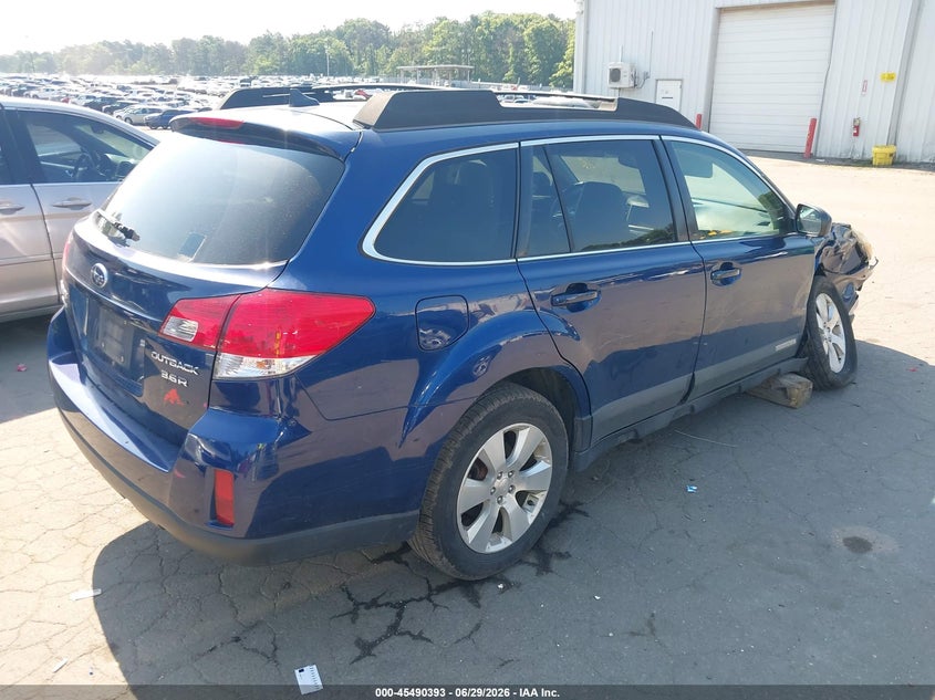 Vin: 4s4brdlc4b2351637, lot: 45988590, subaru outback 3.6r limited 20114