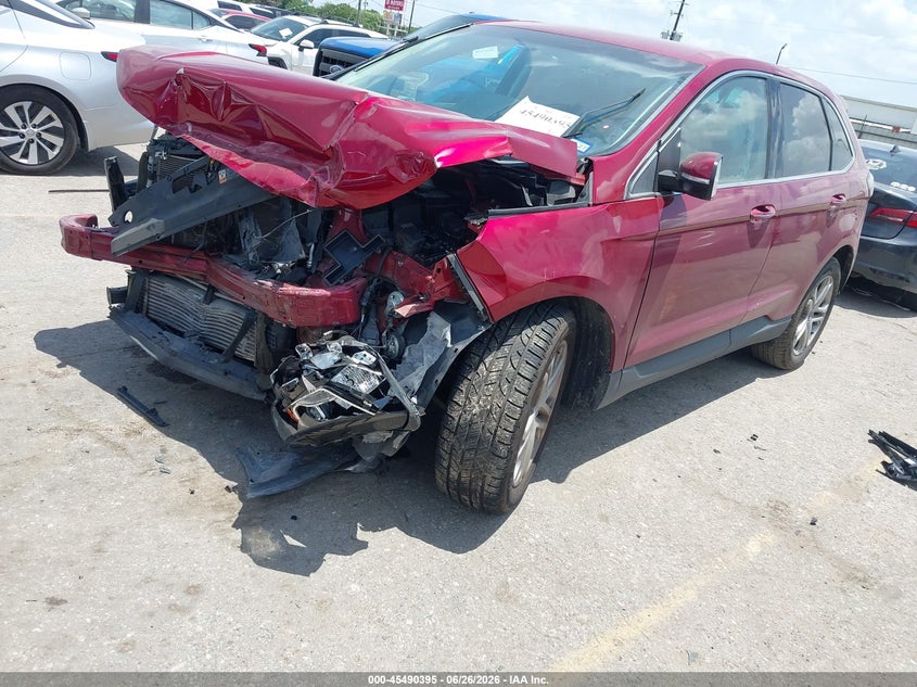 Vin: 2fmpk3k93jbb74985, lot: 45988592, ford edge titanium 20182