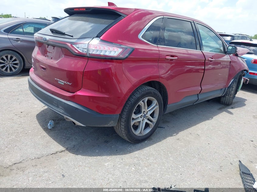 Vin: 2fmpk3k93jbb74985, lot: 45988592, ford edge titanium 20184