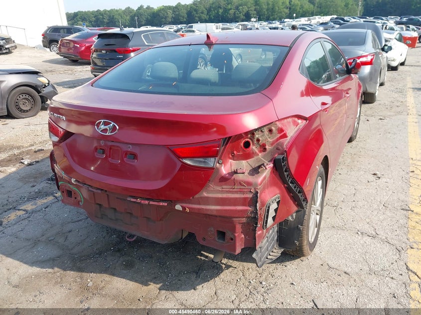 2015 HYUNDAI ELANTRA auction photo 4