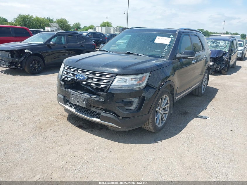 Vin: 1fm5k8f84hgb83655, lot: 45988691, ford explorer limited 20172