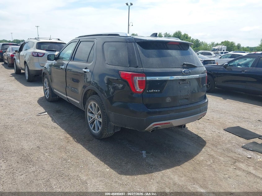 Vin: 1fm5k8f84hgb83655, lot: 45988691, ford explorer limited 20173
