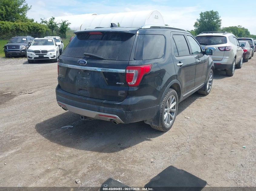 Vin: 1fm5k8f84hgb83655, lot: 45988691, ford explorer limited 20174