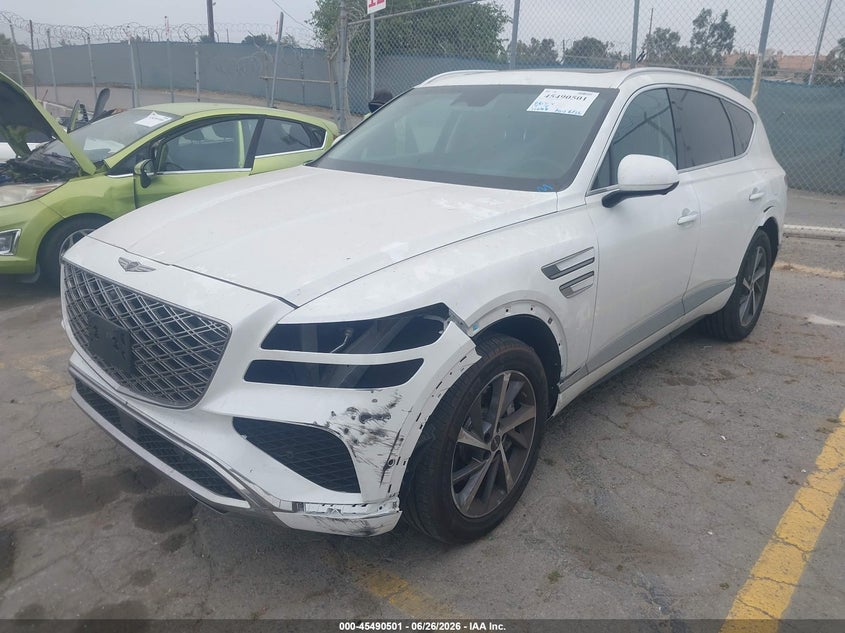 Vin: kmuhdesc0su238564, lot: 45988698, genesis gv80 3.5t advanced awd 20252