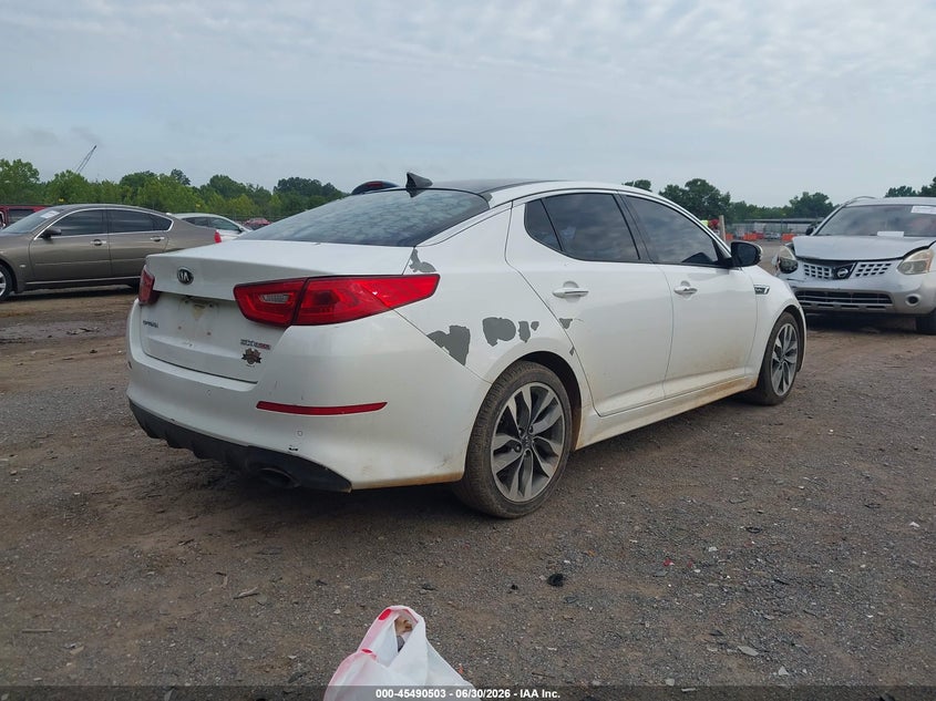 Vin: 5xxgr4a68fg356671, lot: 45988700, kia optima sx turbo 20154