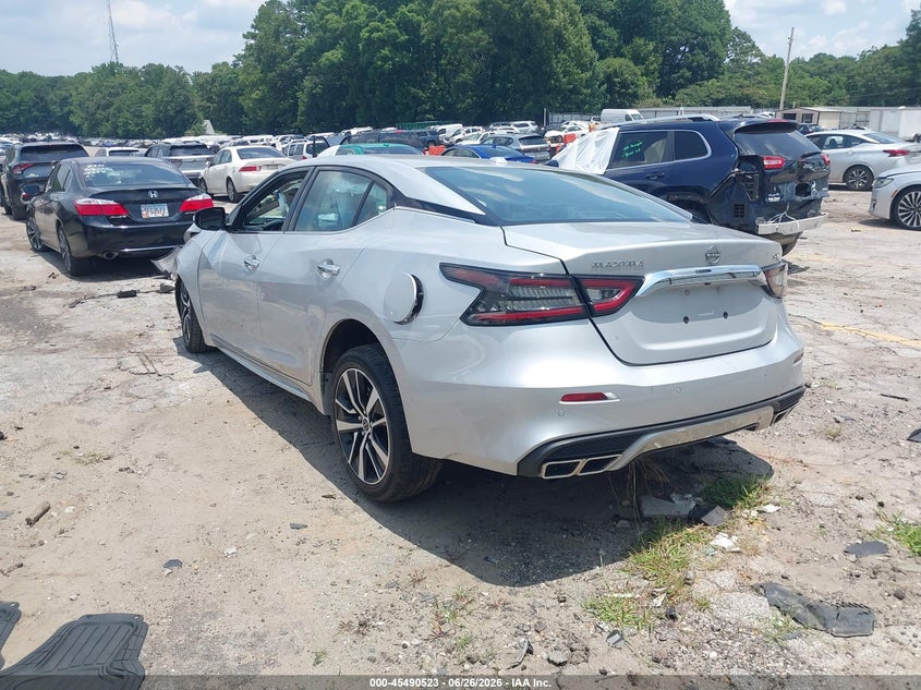 Vin: 1n4aa6cv0pc511430, lot: 45988720, nissan maxima sv xtronic cvt 20233