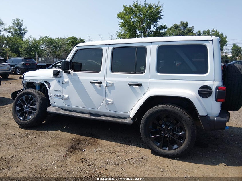 2023 Jeep Wrangler 4Xe Sahara 4X4 VIN: 1C4JJXP61PW557155 Lot: 45490563