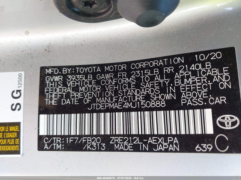 AtlanticExpress - Toyota Corolla