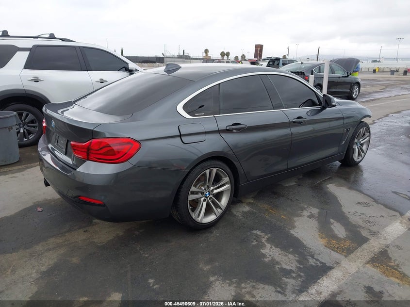 Vin: wba4j1c53jbg78663, lot: 45988806, bmw 430i gran coupe 20184