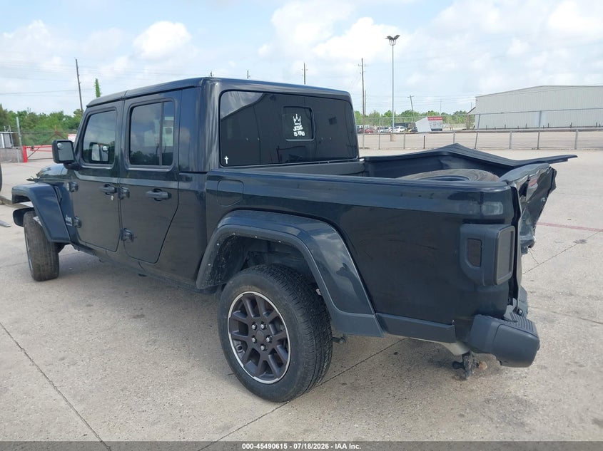 Vin: 1c6hjtfg3pl507383, lot: 45988812, jeep gladiator overland 4x4 20233