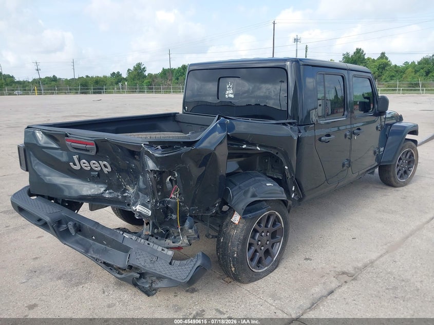 Vin: 1c6hjtfg3pl507383, lot: 45988812, jeep gladiator overland 4x4 20234