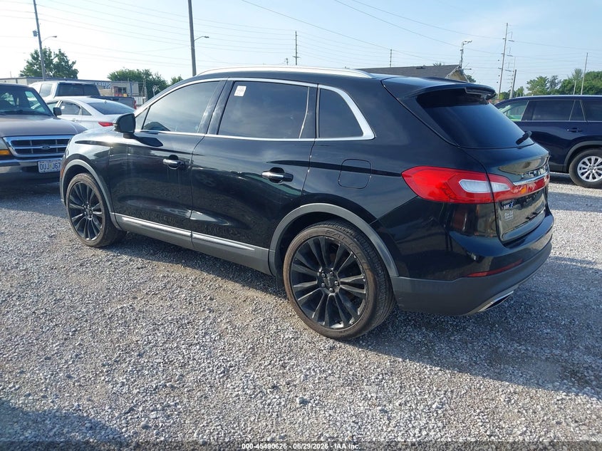 Vin: 2lmtj6lr0gbl40913, lot: 45988823, lincoln mkx reserve 20163