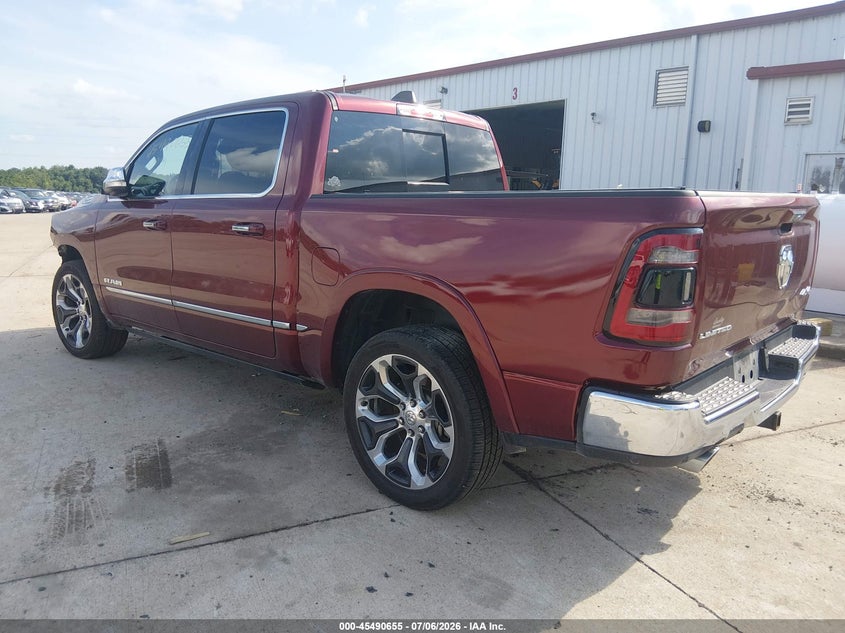 Vin: 1c6srfht8kn788832, lot: 45988852, ram 1500 limited  4x4 5'7 box 20193