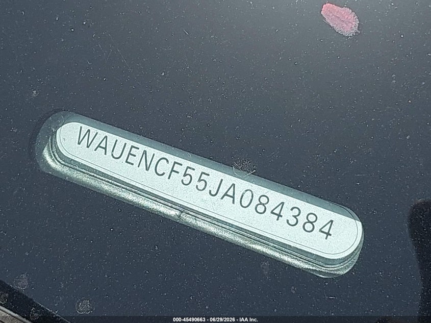 2018 Audi A5 2.0T Premium VIN: WAUENCF55JA084384 Lot: 45490663