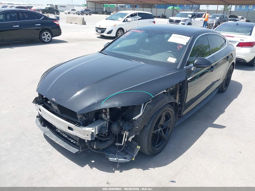 Vin: wauencf55ja084384, lot: 45988860, audi a5 2.0t premium 20182