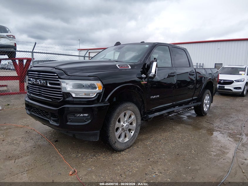 Vin: 3c6ur5flxmg682125, lot: 45988927, ram 2500 laramie  4x4 6'4 box 20212