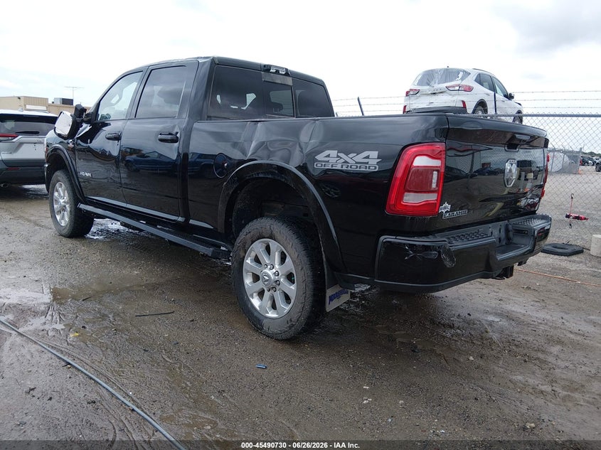 Vin: 3c6ur5flxmg682125, lot: 45988927, ram 2500 laramie  4x4 6'4 box 20213