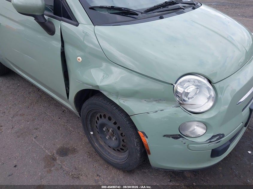 2016 Fiat 500 Pop VIN: 3C3CFFAR5GT161327 Lot: 45490743