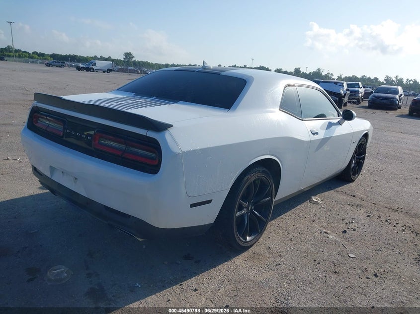Vin: 2c3cdzbt9hh509268, lot: 45988995, dodge challenger r/t plus 20174