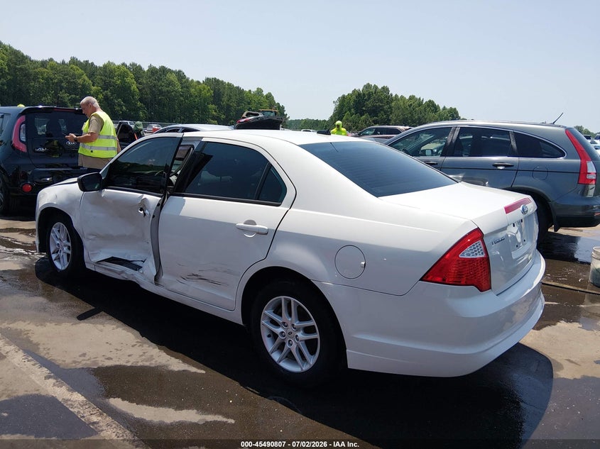 Vin: 3fahp0ga7cr200235, lot: 45989004, ford fusion s 20123