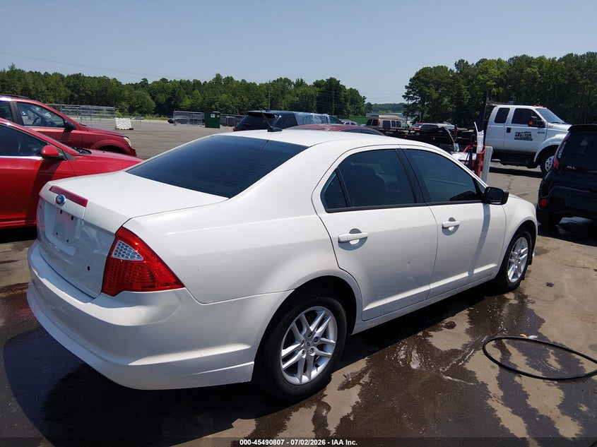 Vin: 3fahp0ga7cr200235, lot: 45989004, ford fusion s 20124