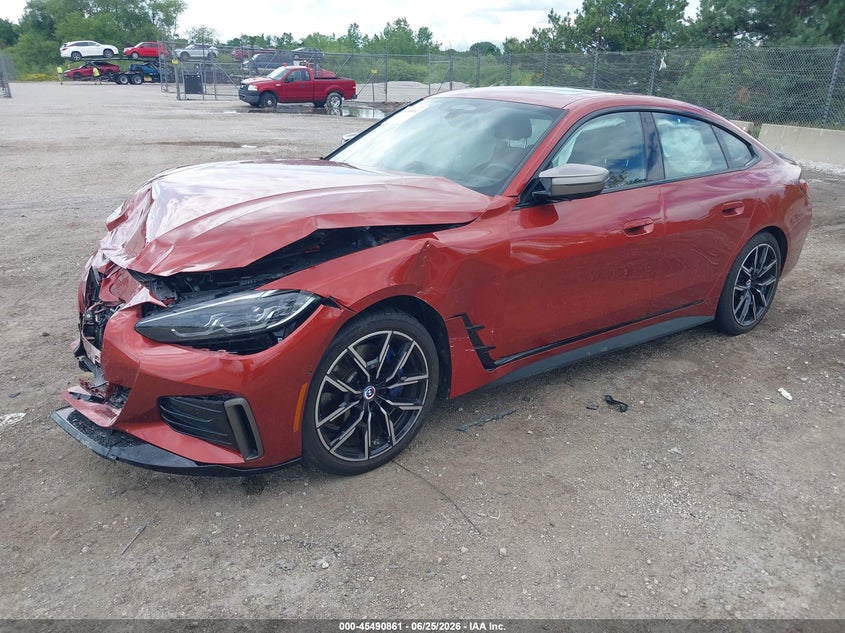Vin: wby33aw0xpfn56324, lot: 45989058, bmw i4 m50 20232